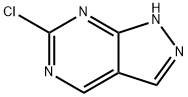 6-クロロ-1H-ピラゾロ[3,4-D]ピリミジン 化学構造式