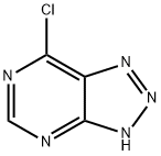 7-氯-3H-[1,2,3]三唑并[4,5-D]嘧啶, 23002-52-0, 结构式