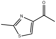 1-(2-メチル-1,3-チアゾール-4-イル)エタノン 化学構造式