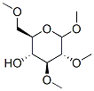 Methyl 2,3,6-tri-O-methylglucopyranoside 结构式
