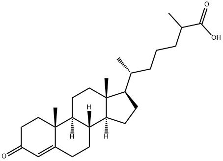 Δ4-Dafachronic acid Struktur