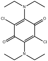 2,5-BIS(N-DIETHYLAMINO)-3,6-DICHLORO-P-BENZOQUINONE Structure