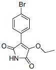 3-(4-bromophenyl)-4-ethoxy-pyrrole-2,5-dione 结构式