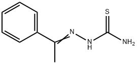 1-[1-フェニルエチリデン]チオセミカルバジド 化学構造式