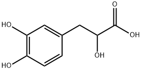 3-(3,4-dihydroxyphenyl)-2-hydroxy-propanoic acid Struktur