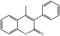 4-甲基-3-苯基香豆素, 23028-23-1, 结构式