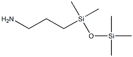 3-AMINOPROPYLPENTAMETHYLDISILOXANE 化学構造式