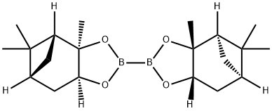 Bis[(+)-pinanediolato]diboron Struktur