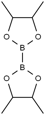 4,4,5,5-テトラメチル-2,2′-ビ[1,3,2-ジオキサボロラン] 化学構造式