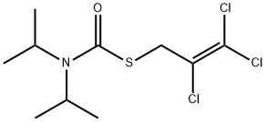 Ｓ－２，３，３－トリクロロアリルジイソプロピルチオカルバマート 化学構造式