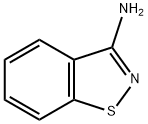 1,2-ベンゾイソチアゾール-3-アミン 化学構造式