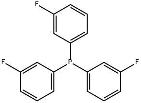 三(3-氟苯基)膦, 23039-94-3, 结构式