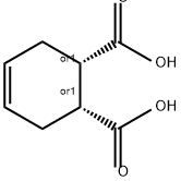 CIS-4-CYCLOHEXENE-1,2-DICARBOXYLIC ACID Structure