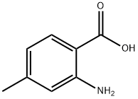 2-アミノ-4-メチル安息香酸 化学構造式
