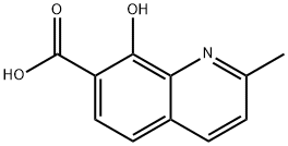 8-羟基-2-甲基喹啉-7-羧酸, 23051-08-3, 结构式