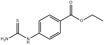 1-(4-乙氧羰基苯基)-2-硫脲, 23051-16-3, 结构式