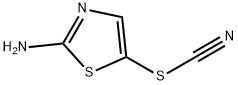 2-氨基噻唑-5-基硫氰酸酯 结构式