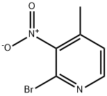 2-溴-3-硝基-4-甲基吡啶,23056-45-3,结构式
