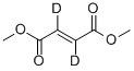 フマル酸ジメチル‐2,3‐D2 化学構造式