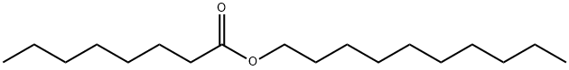 decyl octanoate Structure