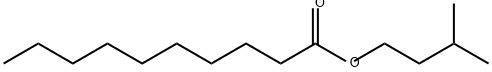 癸酸异戊酯 结构式
