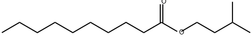 N-CAPRIC ACID ISOAMYL ESTER Struktur