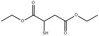 2-mercaptosuccinic acid diethyl ester Structure