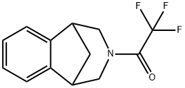 2,3,4,5-Tetrahydro-3-(trifluoroacetyl)-1,5-methano-1H-3-benzazepine Struktur