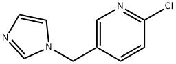 2-クロロ-5-(1H-イミダゾール-1-イルメチル)ピリジン 化学構造式