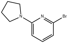 2-ブロモ-6-(ピロリジン-1-イル)ピリジン 化学構造式