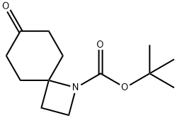 7-氧代-1-氮杂螺[3.5]壬烷-1-甲酸叔丁酯 结构式