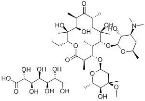ERYTHROMYCIN GLUCEPTATE (200 MG) Structure