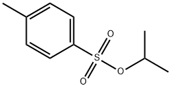 4-メチルベンゼンスルホン酸イソプロピル 化学構造式