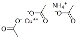 23087-46-9 acetic acid, ammonium copper salt 