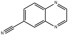 6-喹喔啉甲腈, 23088-24-6, 结构式