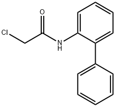 N-(联苯-2-基)-2-氯乙酰胺,23088-28-0,结构式