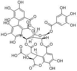 诃子鞣酸 结构式