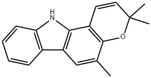 吉九里香碱, 23095-44-5, 结构式