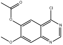 6-乙酰氧基-4-氯-7-甲氧基喹唑啉,230955-75-6,结构式