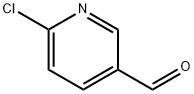 6-クロロ-3-ピリジンカルボキシアルデヒド 化学構造式