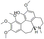 (6aR)-4,5,6,6a,7,8-Hexahydro-2,10,11,12-tetramethoxy-6-methylbenzo[6,7]cyclohept[1,2,3-ij]isoquinolin-1-ol Structure
