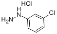3-Chlorophenylhydrazine hydrochloride Structure