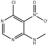 6-氯-N-甲基-5-硝基-4-嘧啶胺,23126-82-1,结构式