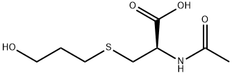 N-ACETYL-S-(3-HYDROXYPROPYL)CYSTEINE, 23127-40-4, 结构式