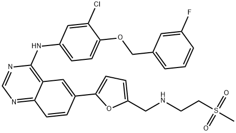 拉帕替尼,231277-92-2,结构式