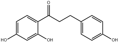 2',4'-DIHYDROXY-3-(P-HYDROXYPHENYL)-PROPIOPHENONE Struktur