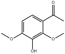 2',4'-ジメトキシ-3'-ヒドロキシアセトフェノン 化学構造式