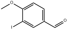 3-IODO-4-METHOXYBENZALDEHYDE 结构式