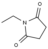 N-エチルこはく酸イミド 化学構造式