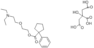 枸橼酸喷托维林,23142-01-0,结构式